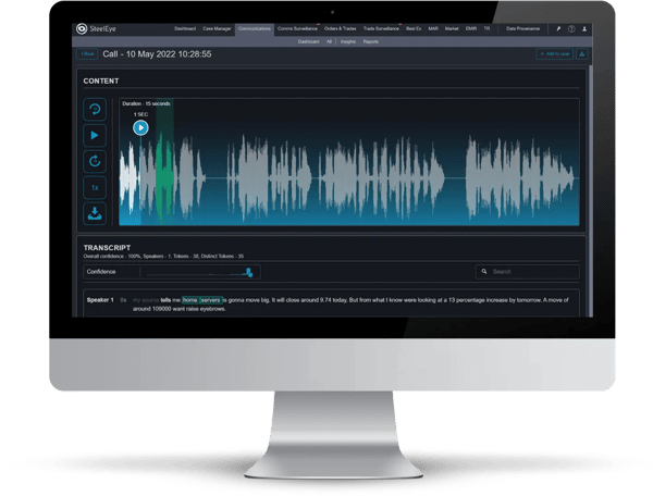 Financial Services Transcription Engine - SteelEye