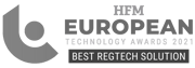 HFM European Technology Awards 2021 - Best regtech solution