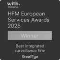 SteelEye Best Integrated Surveillance Firm HFM European Services Awards 2025