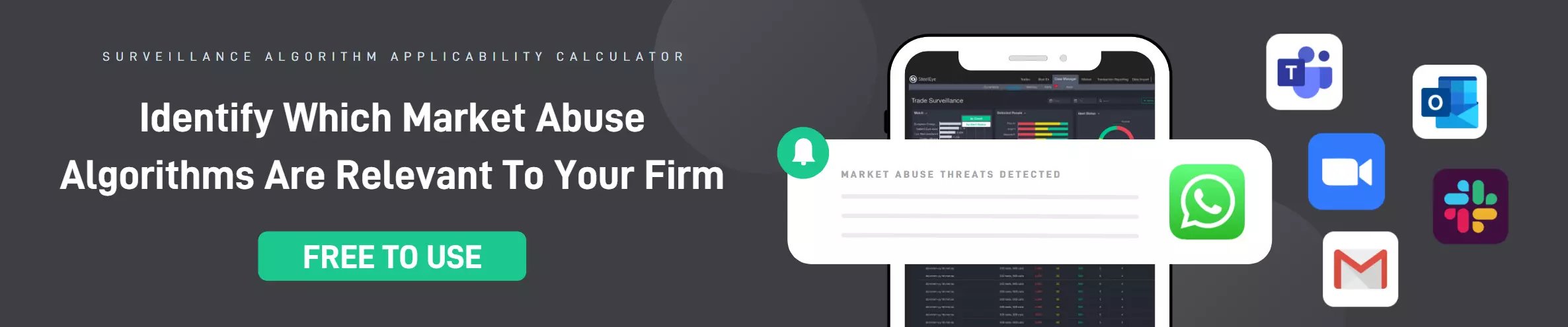 SteelEye UK MAR compliance market abuse surveillance calculator