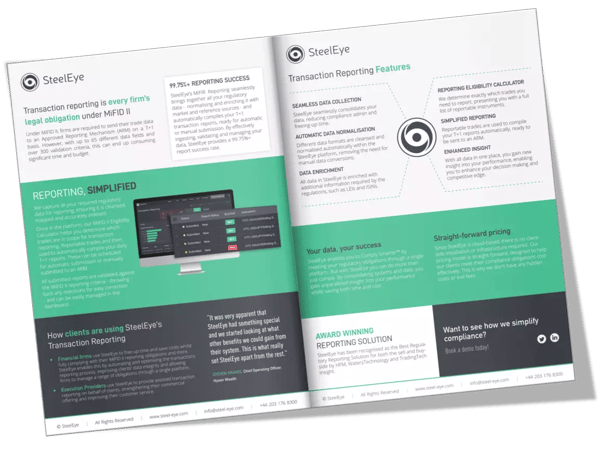 MiFID II Transaction Reporting Solution