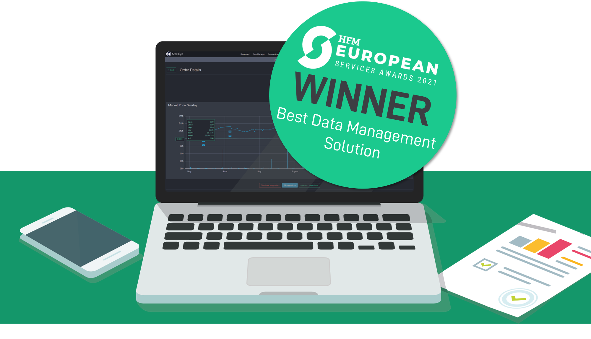 SteelEye Recognised as the Best Hedge Fund Data Management Solution