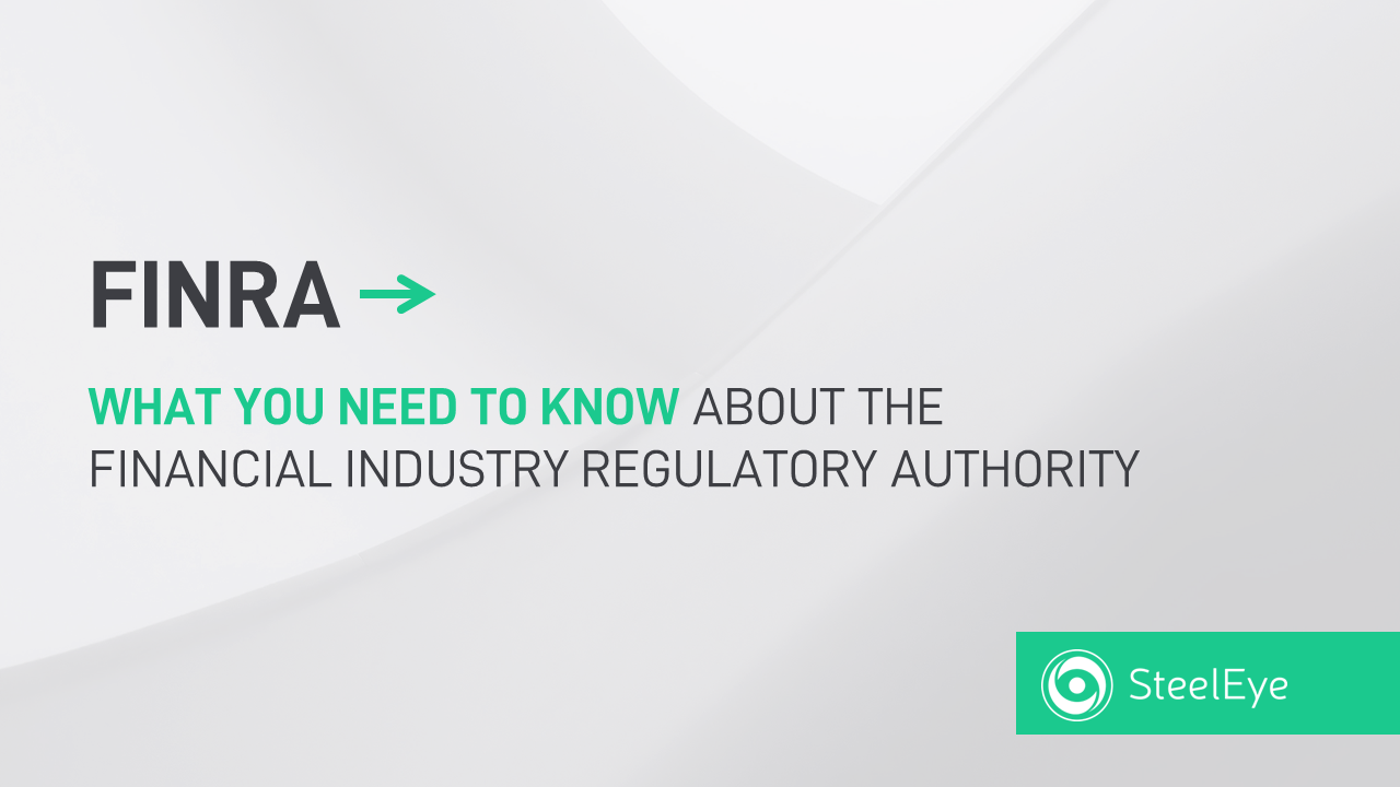Financial industry regulatory authority deals