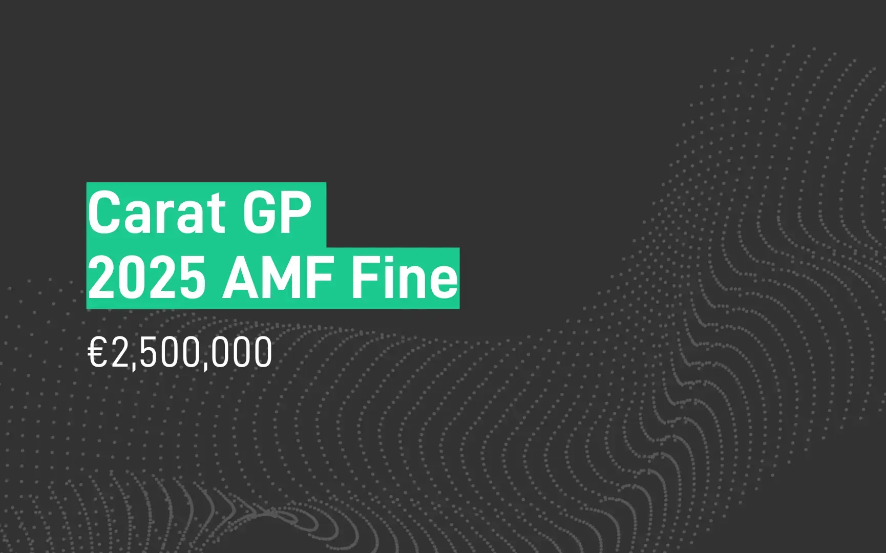 Carat GP  2025 AMF Fine - €2,500,000
