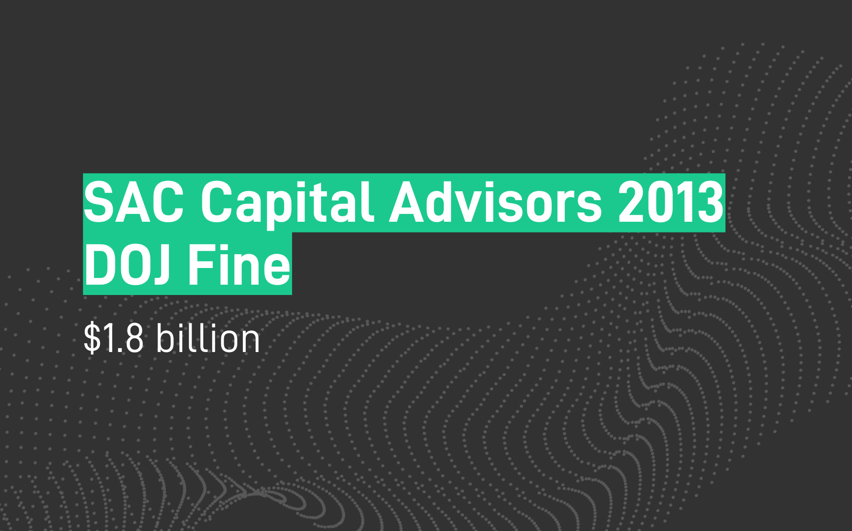 SAC Capital Advisors 2013 DOJ Fine
