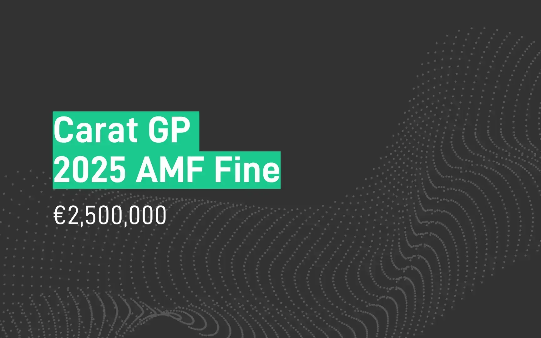 Carat GP  2025 AMF Fine - €2,500,000